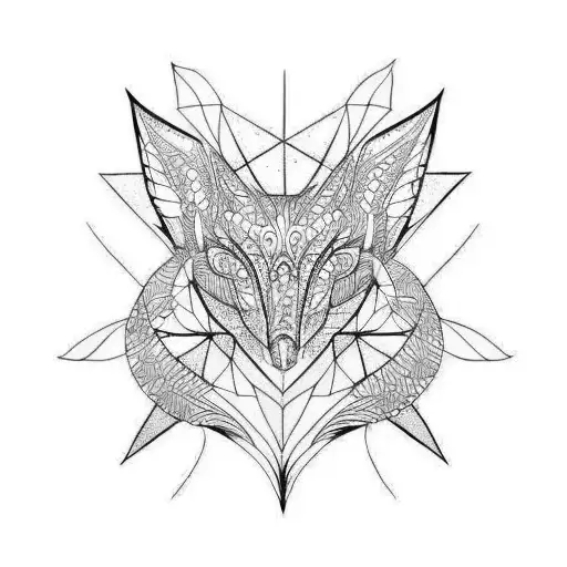 Gothic White Lines Simple