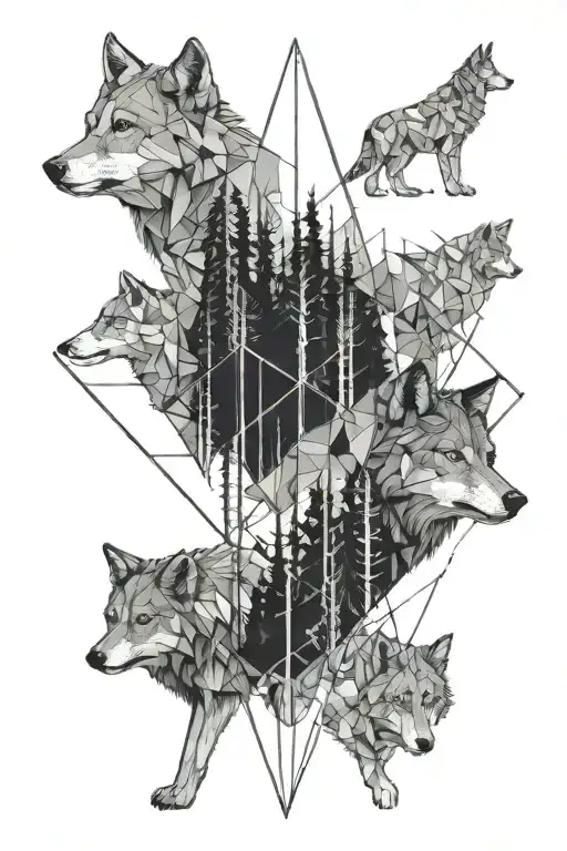 Forest And Wolfes