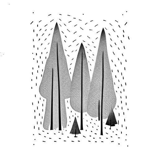 Cottage Forest Dark Rain