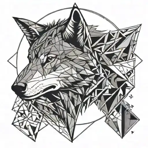 Wolf And Moon