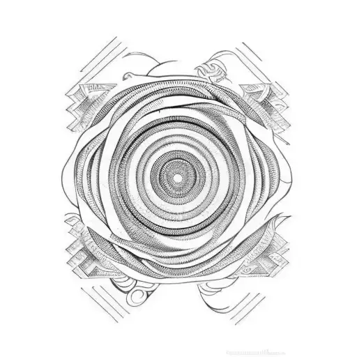 Sleeve Helix Good Evil Black White Spiral