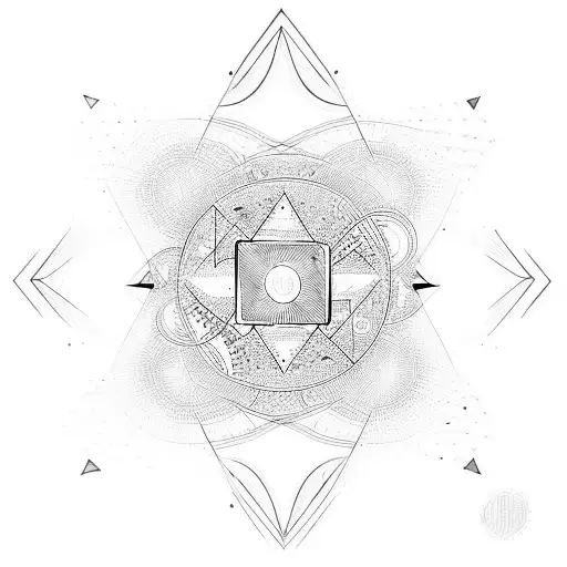 Magic Signs Of Numbers And Digits Abstract