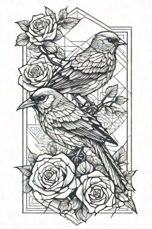 Bird And Rose