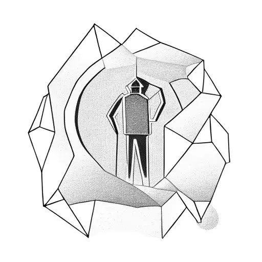 Man Walking To The Lighthouse