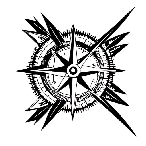 Compass Arrow Design