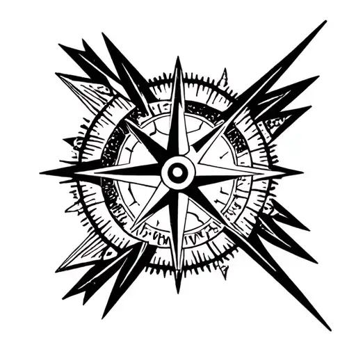 Compass Arrow Design