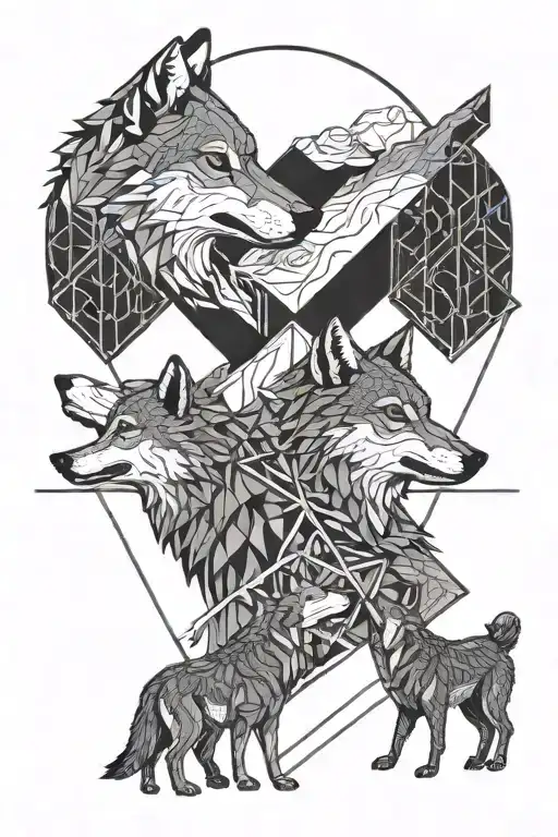 Wolves Howling At The Moon