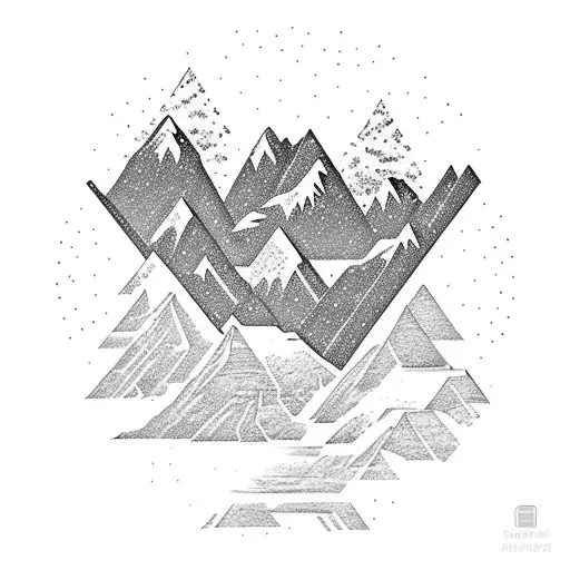 A Serene Snow-covered Mountain Peak Reflected In A Pair Of Goggles