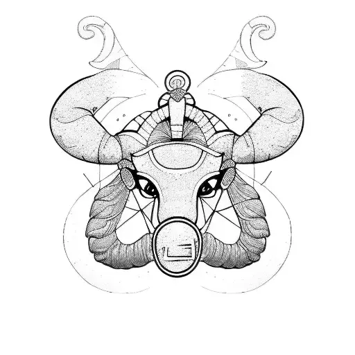 Aries Zodiac Sign With Lgbtq Symbol