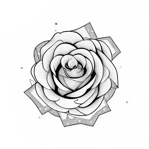 Holografic Rose Fragmenting