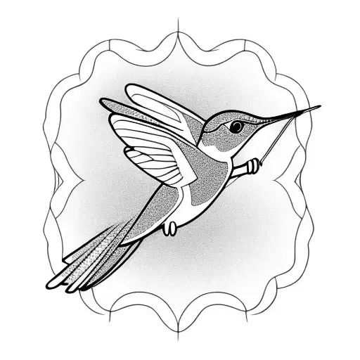 Hummingbird Sihouette