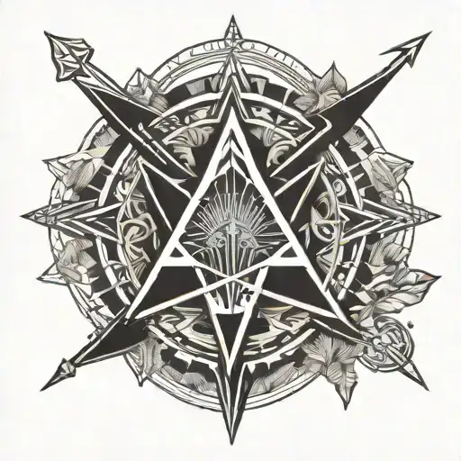 Virgo Pisces Scorpio Sagitarius Sun And Arrow