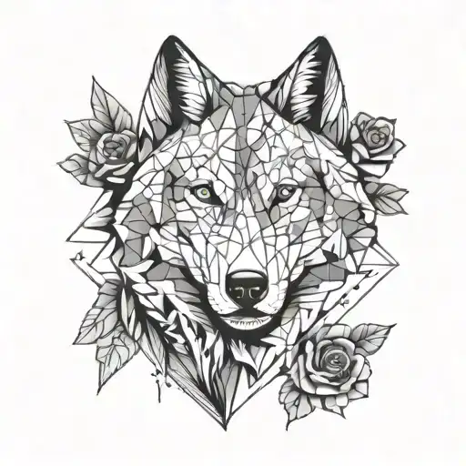 Wolf And Rose