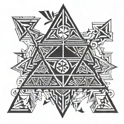 Black Zelda Triforce