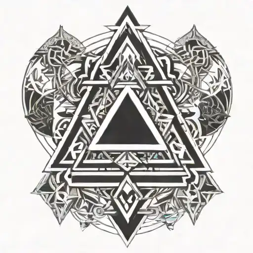 Black Zelda Tri Force