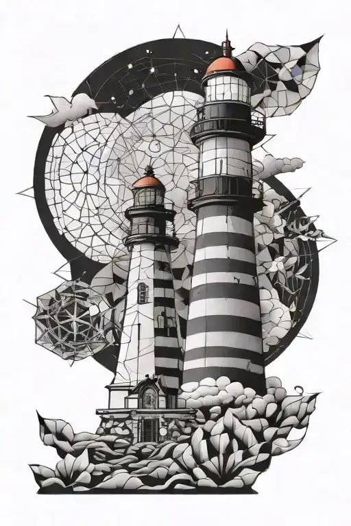 Lighthouse And Samauri