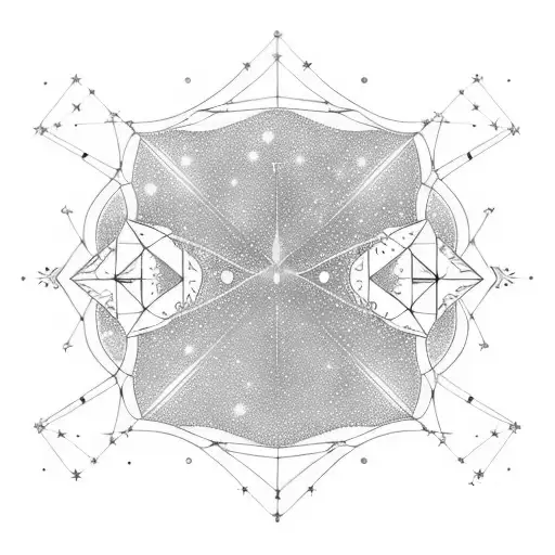 A Constellation Of Sagittarius Formed By Musical Notes