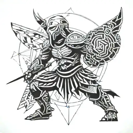 Geometric Design With A Warrior
