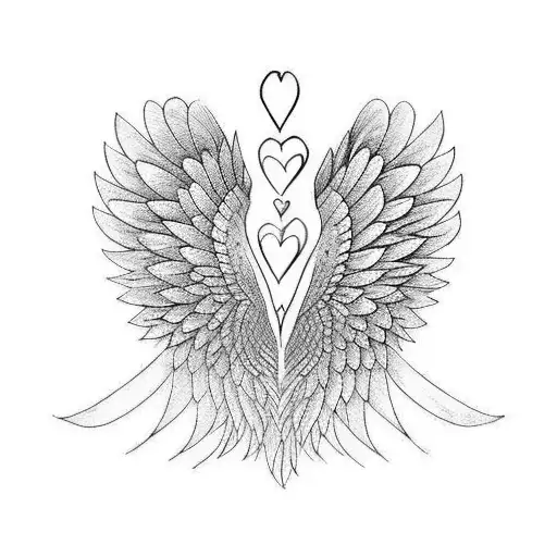 Angel Wings Love Forever
