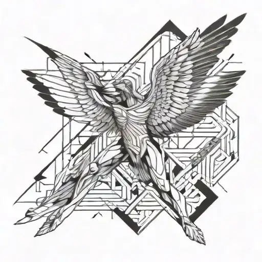 Icarus Falling From An Eye