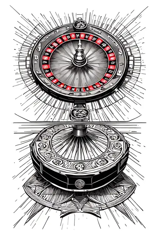 Roulette Wheel Table
