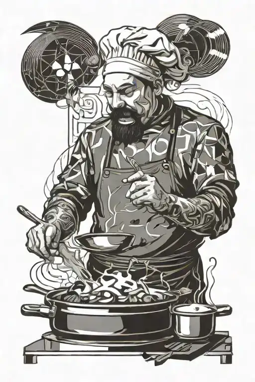 Chef Singing While Cooking