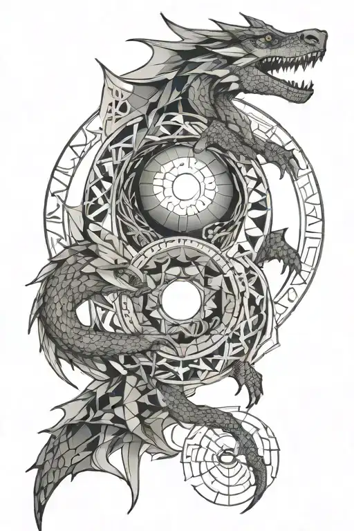 Soft Dragon And Moon Phases