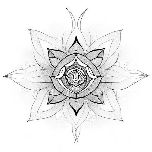 Lotus Flower Binary Code