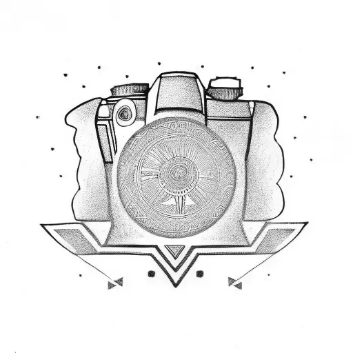 Camera With Egyptian Symbol