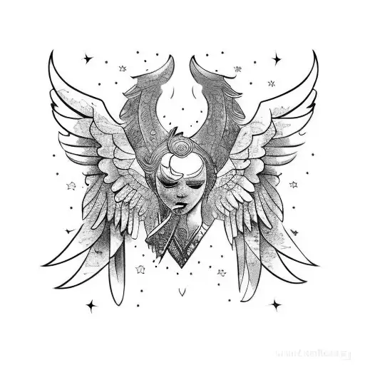 Name Semija With Angel Wings And Bosnia