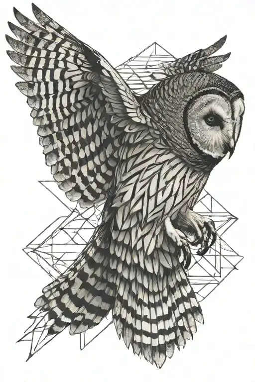 Barred Owl In Flight