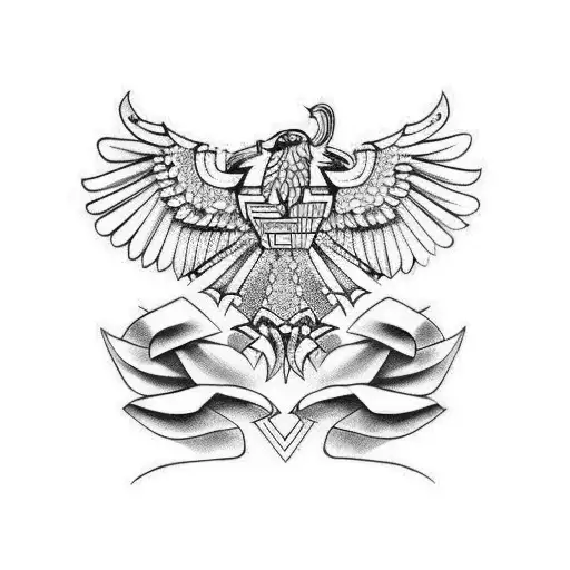 A Two-headed Eagle Wearing Boxing Gloves