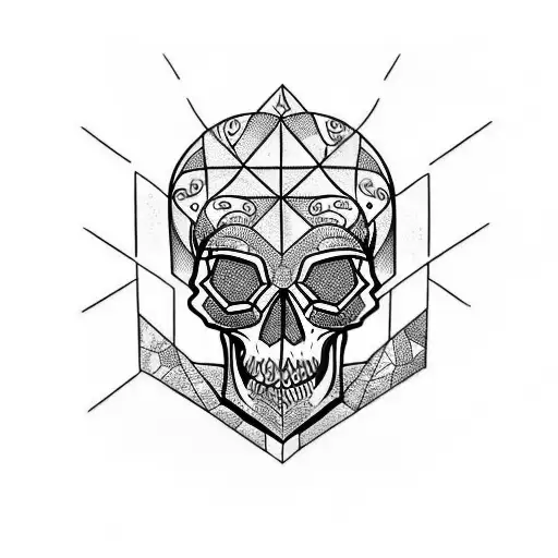 Skull Outdoor Line Forearm