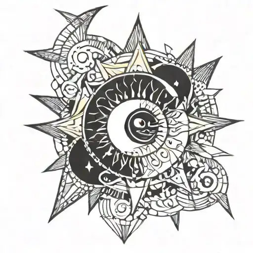 Sun With Moon Inside