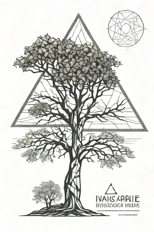 Tree With Triangle Base