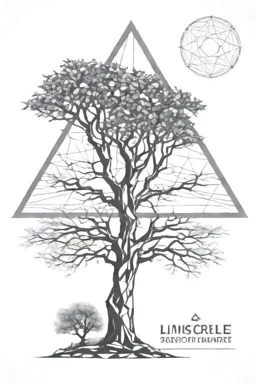 Tree With Triangle Base