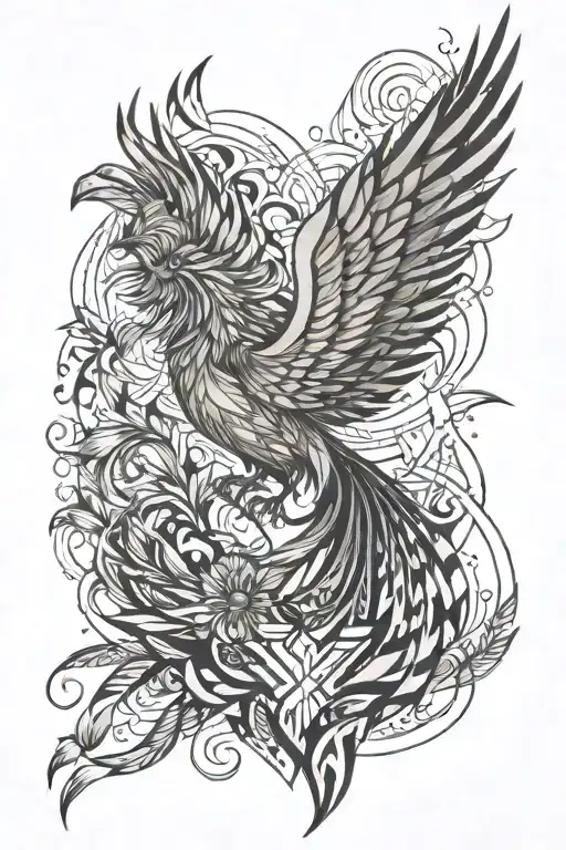 Phoenix Rising From The Ashes