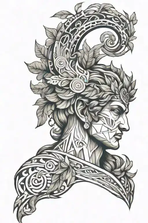 Sleeve In Graphics Greek God Of The Forest
