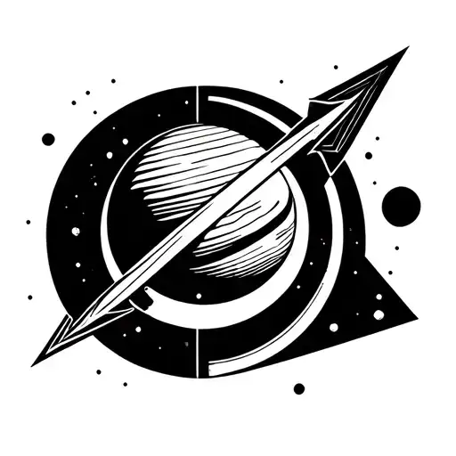 Arrow And Planets