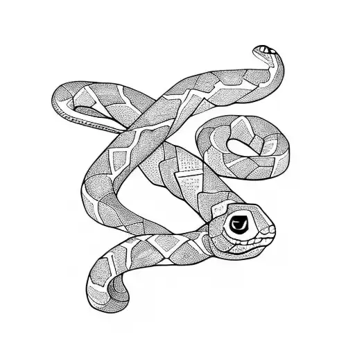 Trust No One In Text And A Hand Reaching For A Snake