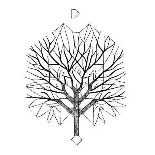 Nature-inspired Minimalistic Representation Of A Binary Code Tree