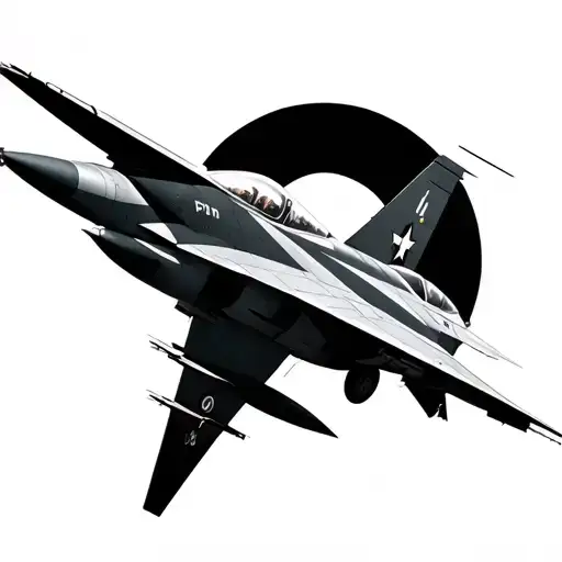 F16 Airplane Auquarius