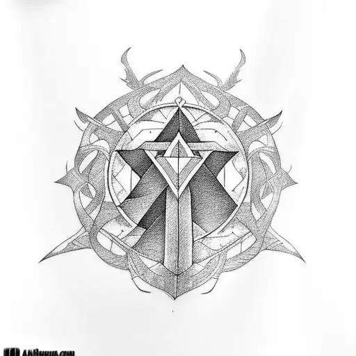 Anduril With The Tree Of Gondor