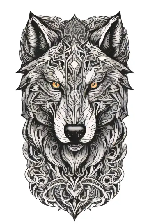 Two Wolf's Head