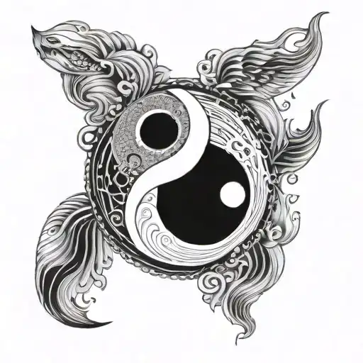 Yin Yang Gemini Sign