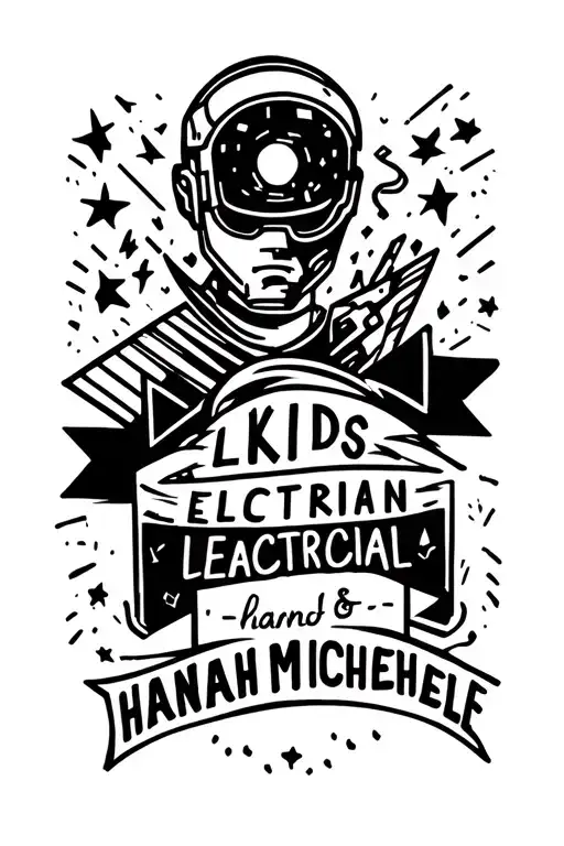 Electrician Spark Kids Name Lars And Hannah Michelle