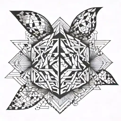 A Tattoo That Symbolized The Illusory Nature Of Reality