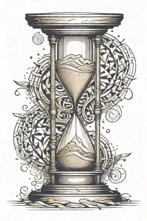 Hourglass Sand Falling