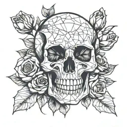 Skull And Roses