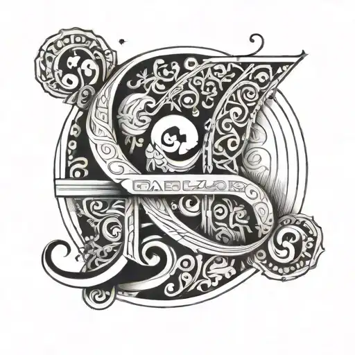 Moon Shaped Letter C C